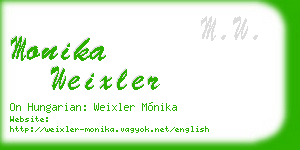 monika weixler business card