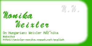 monika weixler business card